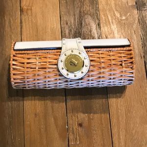 Michael Kors whicker clutch
